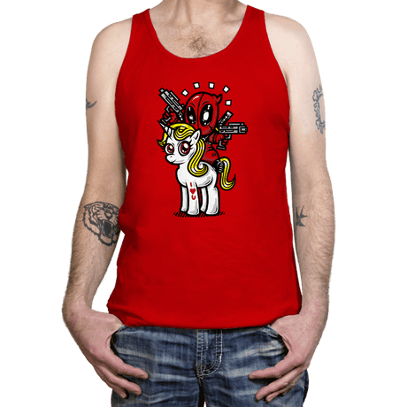 A Merc, 2 Guns, & A Unicorn - Tanktop Tanktop RIPT Apparel