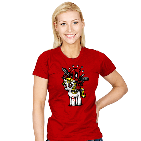 A Merc, 2 Guns, & A Unicorn - Womens T-Shirts RIPT Apparel