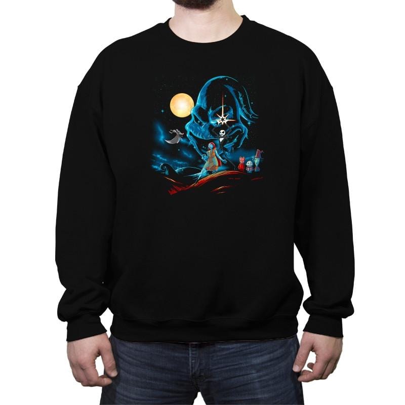 A New Holiday Reprint - Crew Neck Sweatshirt Crew Neck Sweatshirt RIPT Apparel Small / Black