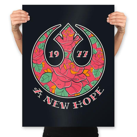 A New Hope - Prints Posters RIPT Apparel 18x24 / Black