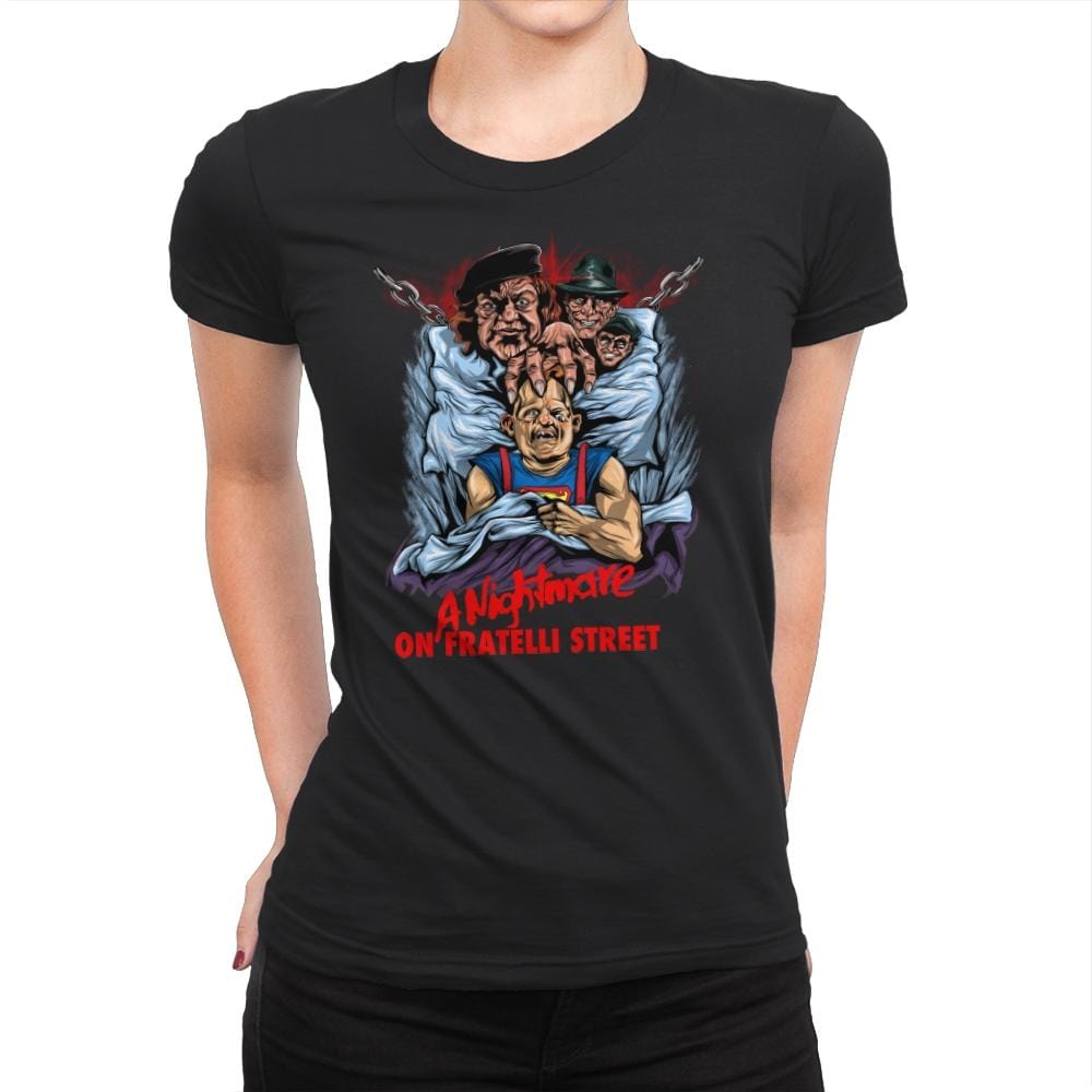 A Nightmare on Fratelli Street - Womens Premium T-Shirts RIPT Apparel Small / Black