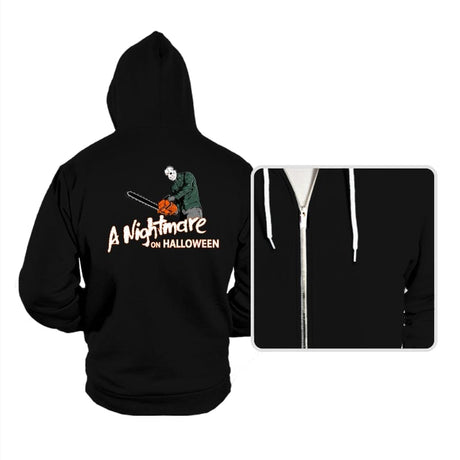 A Nightmare on Halloween - Hoodies Hoodies RIPT Apparel Small / Black