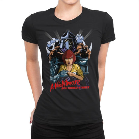 A Nightmare On Shred Street - Best Seller - Womens Premium T-Shirts RIPT Apparel Small / Black