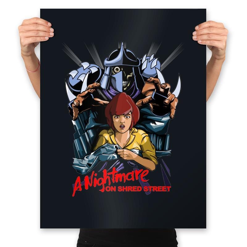 A Nightmare On Shred Street - Prints Posters RIPT Apparel 18x24 / Black