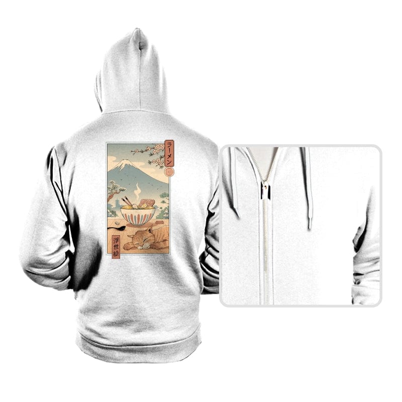 A Perfect Ramen Weather - Hoodies Hoodies RIPT Apparel Small / White