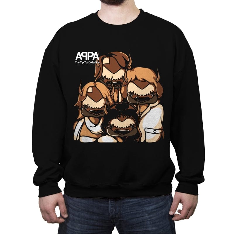 A(pp)a - Crew Neck Sweatshirt Crew Neck Sweatshirt RIPT Apparel Small / Black