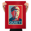 A Quiet Hope - Prints Posters RIPT Apparel 18x24 / Red