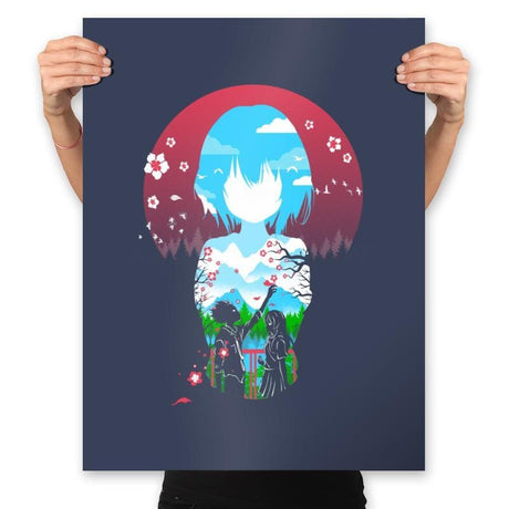 A Silent Love - Prints Posters RIPT Apparel 18x24 / Navy