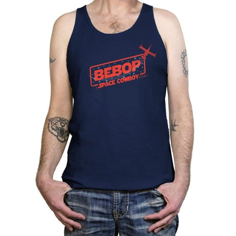 A Space Cowboy Story - Tanktop Tanktop RIPT Apparel X-Small / Navy