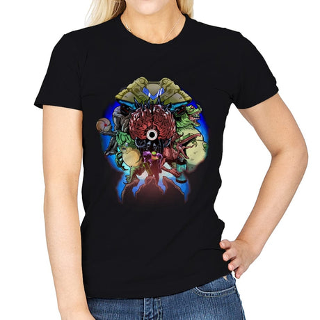 A Super Metroid Story - Womens T-Shirts RIPT Apparel Small / Black