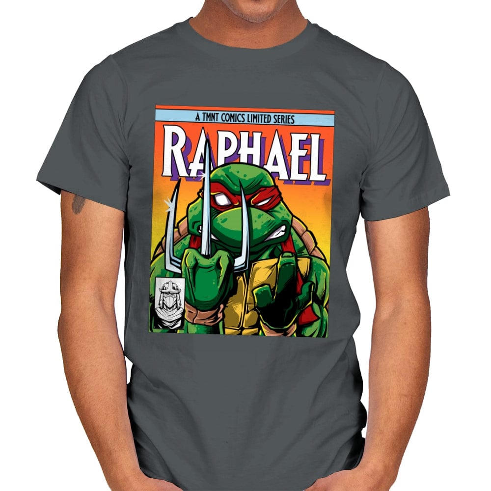 A TMNT Comics Limited Series - Mens T-Shirts RIPT Apparel Small / Charcoal