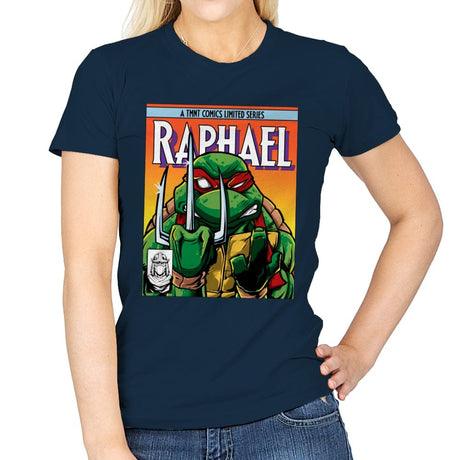 A TMNT Comics Limited Series - Womens T-Shirts RIPT Apparel Small / Navy