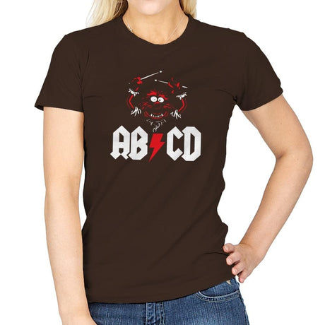 AB/CD Exclusive - Heavy Metal Machine - Womens T-Shirts RIPT Apparel Small / Dark Chocolate