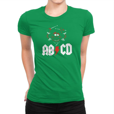 AB/CD Exclusive - Womens Premium T-Shirts RIPT Apparel Small / Kelly Green