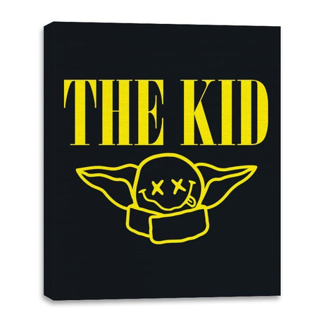 About A kid - Canvas Wraps Canvas Wraps RIPT Apparel 16x20 / Black