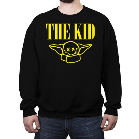 About A kid - Crew Neck Sweatshirt Crew Neck Sweatshirt RIPT Apparel Small / Black