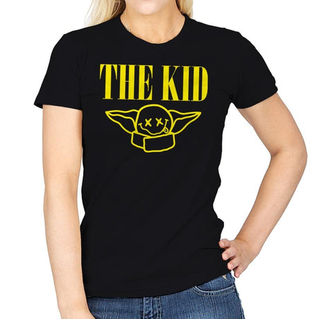 About A kid - Womens T-Shirts RIPT Apparel Small / Black