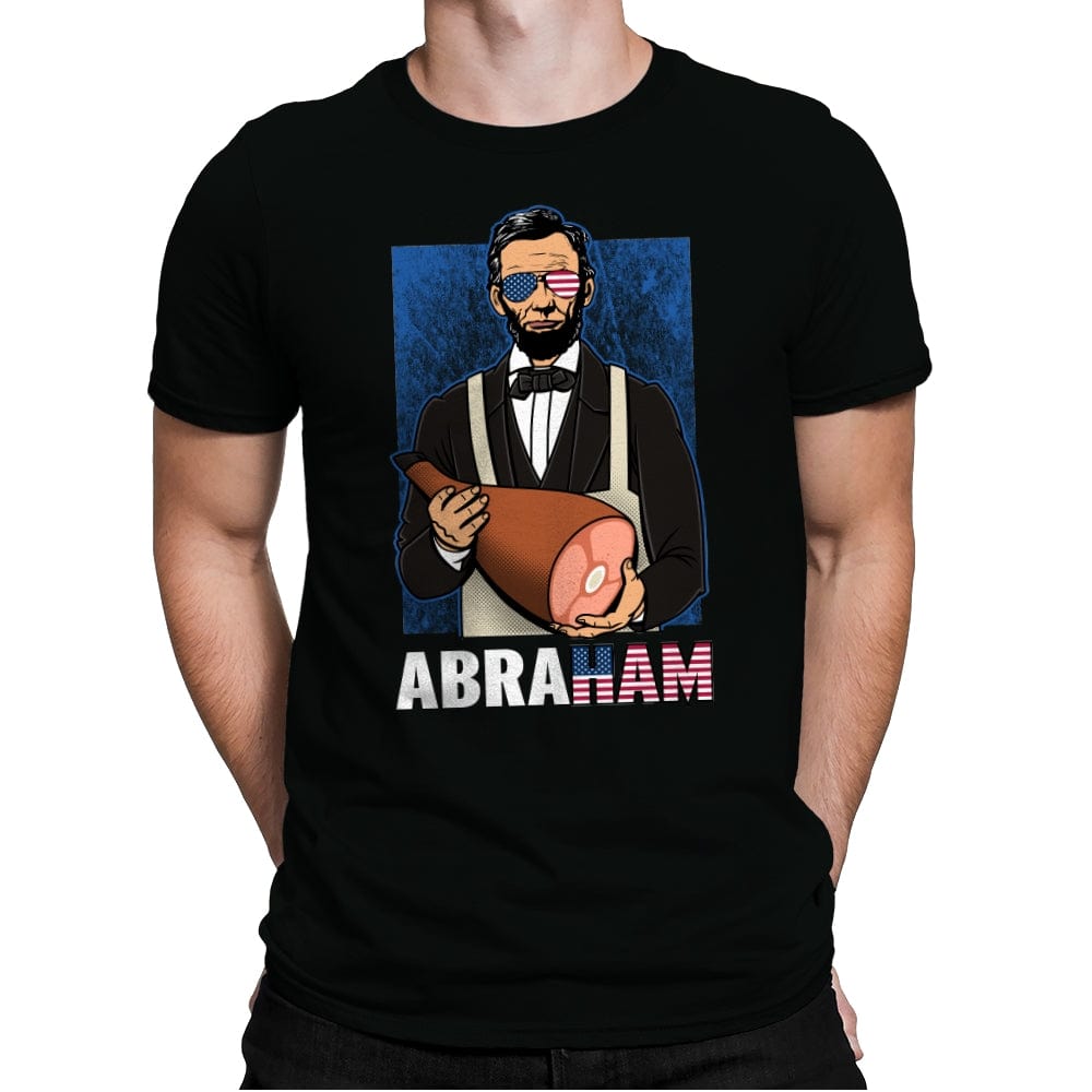 AbraHam - Mens Premium T-Shirts RIPT Apparel Small / Black