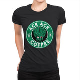 Ack Ack Coffee - Womens Premium T-Shirts RIPT Apparel Small / Black