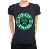 Ack Ack Coffee - Womens Premium T-Shirts RIPT Apparel Small / Midnight Navy