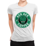 Ack Ack Coffee - Womens Premium T-Shirts RIPT Apparel Small / White