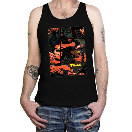 Action Flick - Tanktop Tanktop RIPT Apparel X-Small / Black