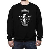 Addams Poison - Crew Neck Sweatshirt Crew Neck Sweatshirt RIPT Apparel