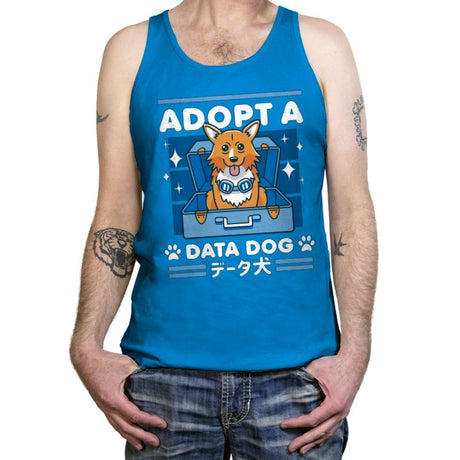 Adopt a Data Dog - Tanktop Tanktop RIPT Apparel X-Small / Teal