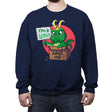 Adopt This Alligator - Crew Neck Sweatshirt Crew Neck Sweatshirt RIPT Apparel Small / Navy