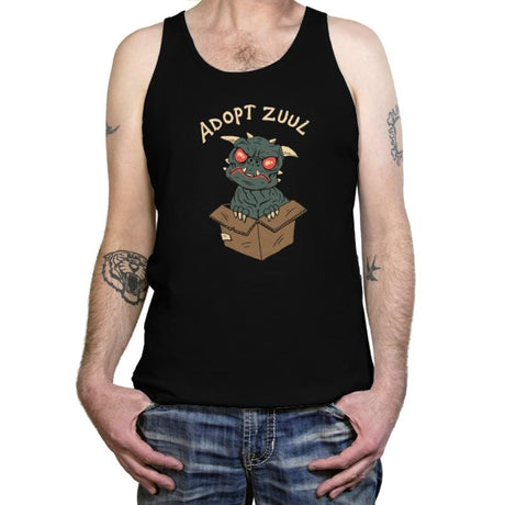 Adopt Zuul - Tanktop Tanktop RIPT Apparel X-Small / Black