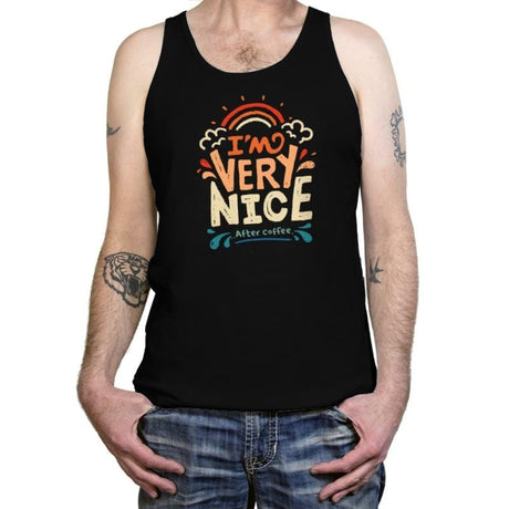 After Coffee - Tanktop Tanktop RIPT Apparel X-Small / Black