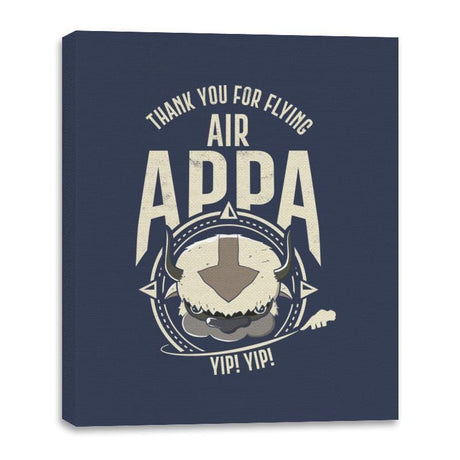 Air Appa - Canvas Wraps Canvas Wraps RIPT Apparel 16x20 / Navy