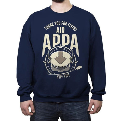 Air Appa - Crew Neck Sweatshirt Crew Neck Sweatshirt RIPT Apparel Small / Navy