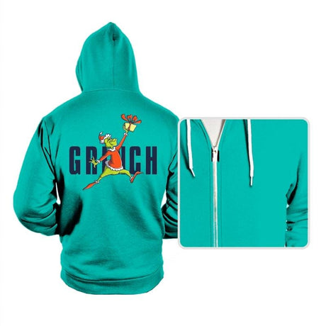 Air Grinch 2.0 - Hoodies Hoodies RIPT Apparel Small / Teal