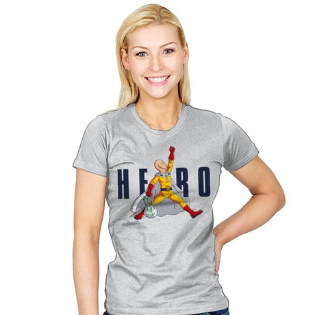 Air Hero - Womens T-Shirts RIPT Apparel Small / Silver