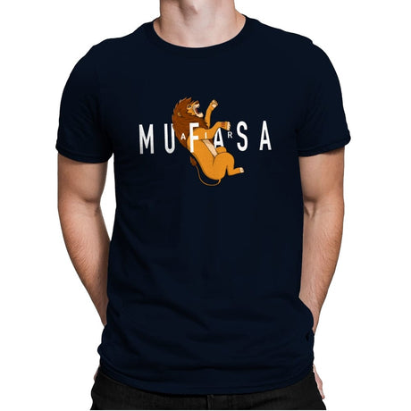 Air Mufasa - Mens Premium T-Shirts RIPT Apparel Small / Midnight Navy