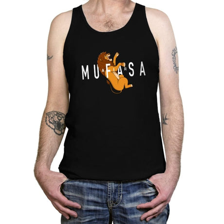 Air Mufasa - Tanktop Tanktop RIPT Apparel X-Small / Black