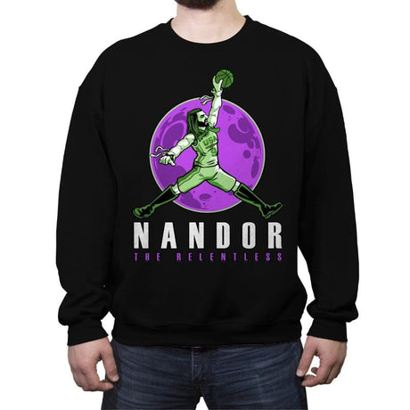 Air Nandor - Crew Neck Sweatshirt Crew Neck Sweatshirt RIPT Apparel Small / Black