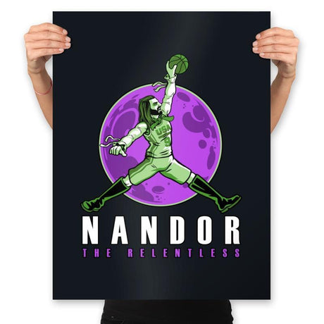 Air Nandor - Prints Posters RIPT Apparel 18x24 / Black