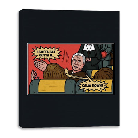 Airplane Slap! - Canvas Wraps Canvas Wraps RIPT Apparel 16x20 / Black