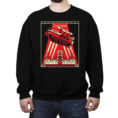 Airship - Crew Neck Sweatshirt Crew Neck Sweatshirt RIPT Apparel Small / Black