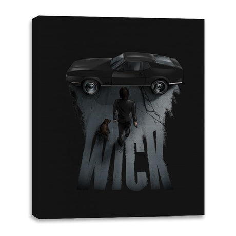 Akirwick - Canvas Wraps Canvas Wraps RIPT Apparel 16x20 / Black