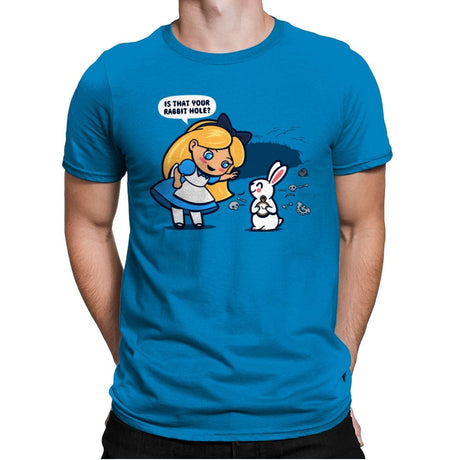 Alice in Caerbannog - Mens Premium T-Shirts RIPT Apparel Small / Turqouise