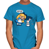 Alice in Caerbannog - Mens T-Shirts RIPT Apparel Small / Sapphire