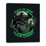 Alien Chest Therapy - Canvas Wraps Canvas Wraps RIPT Apparel 16x20 / Black