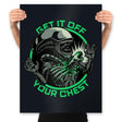 Alien Chest Therapy - Prints Posters RIPT Apparel 18x24 / Black