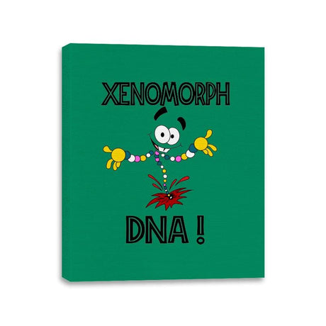 Alien DNA - Canvas Wraps Canvas Wraps RIPT Apparel 11x14 / Kelly