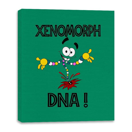 Alien DNA - Canvas Wraps Canvas Wraps RIPT Apparel 16x20 / Kelly