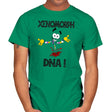 Alien DNA - Mens T-Shirts RIPT Apparel Small / Kelly