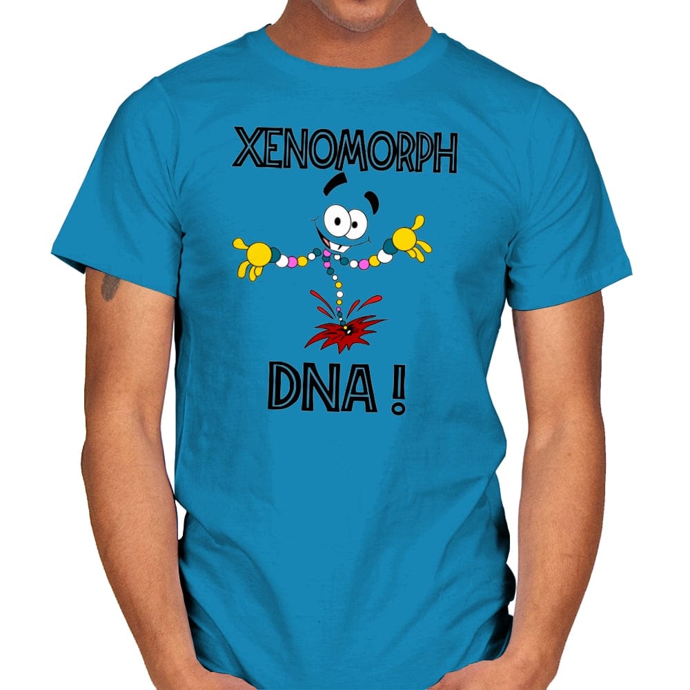 Alien DNA - Mens T-Shirts RIPT Apparel Small / Sapphire